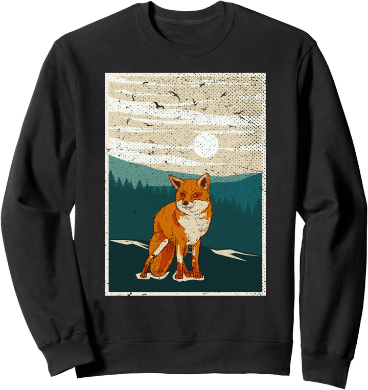Vogelschwarm Tier des Waldes Natur Tierfreund Fuchs Sweatshirt