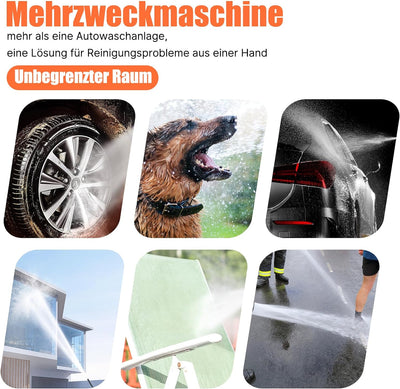 Akku Hochdruckreiniger für Makita 18V Akku, Akku Druckreiniger, zur mobilen Reinigung, 240 L/h, 6-in