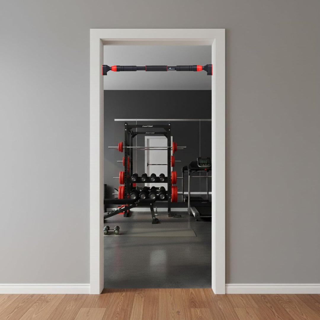 Klimmzugstange Türrahmen, Verstellbare Reckstange 70-100 cm, Türreck, Pull Up and Dip, Tragkraft bis
