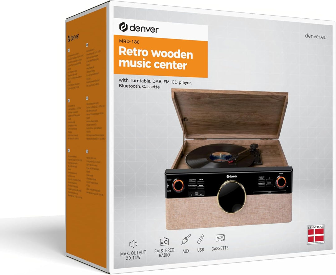 Denver Retro-Musikcenter MRD-180, Holz