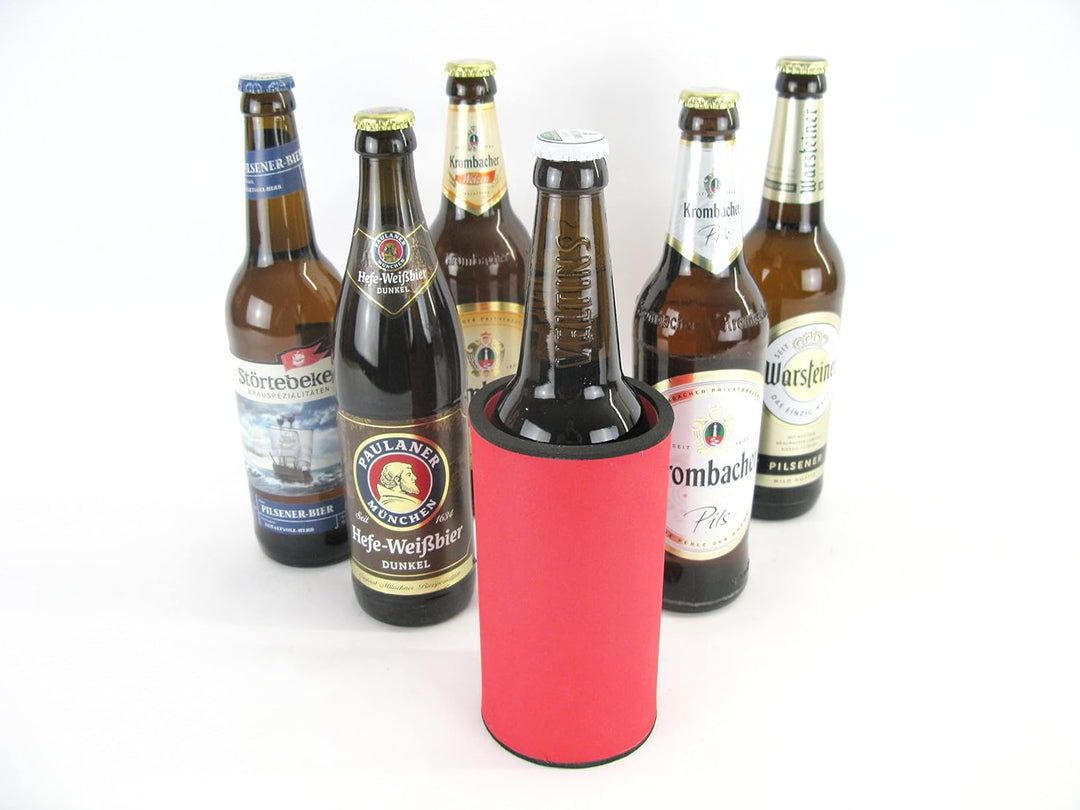 Bunte Mischung - 5er Set Getränkekühler 0,5l Flasche - Bierkühler - Neoprenkühler - passgenau ~Flasc