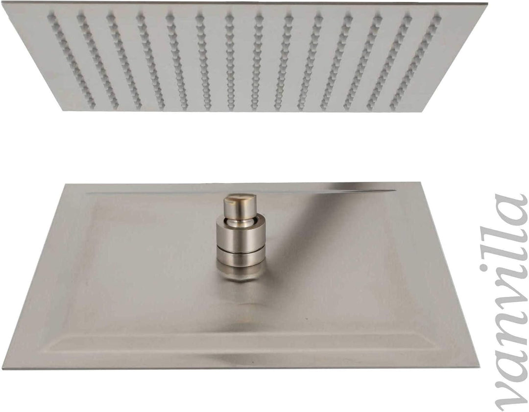 vanvilla Duschsystem mit Unterputz Duscharmatur von Grohe Eurocube Supersteel 2-Wege und vanvilla Re