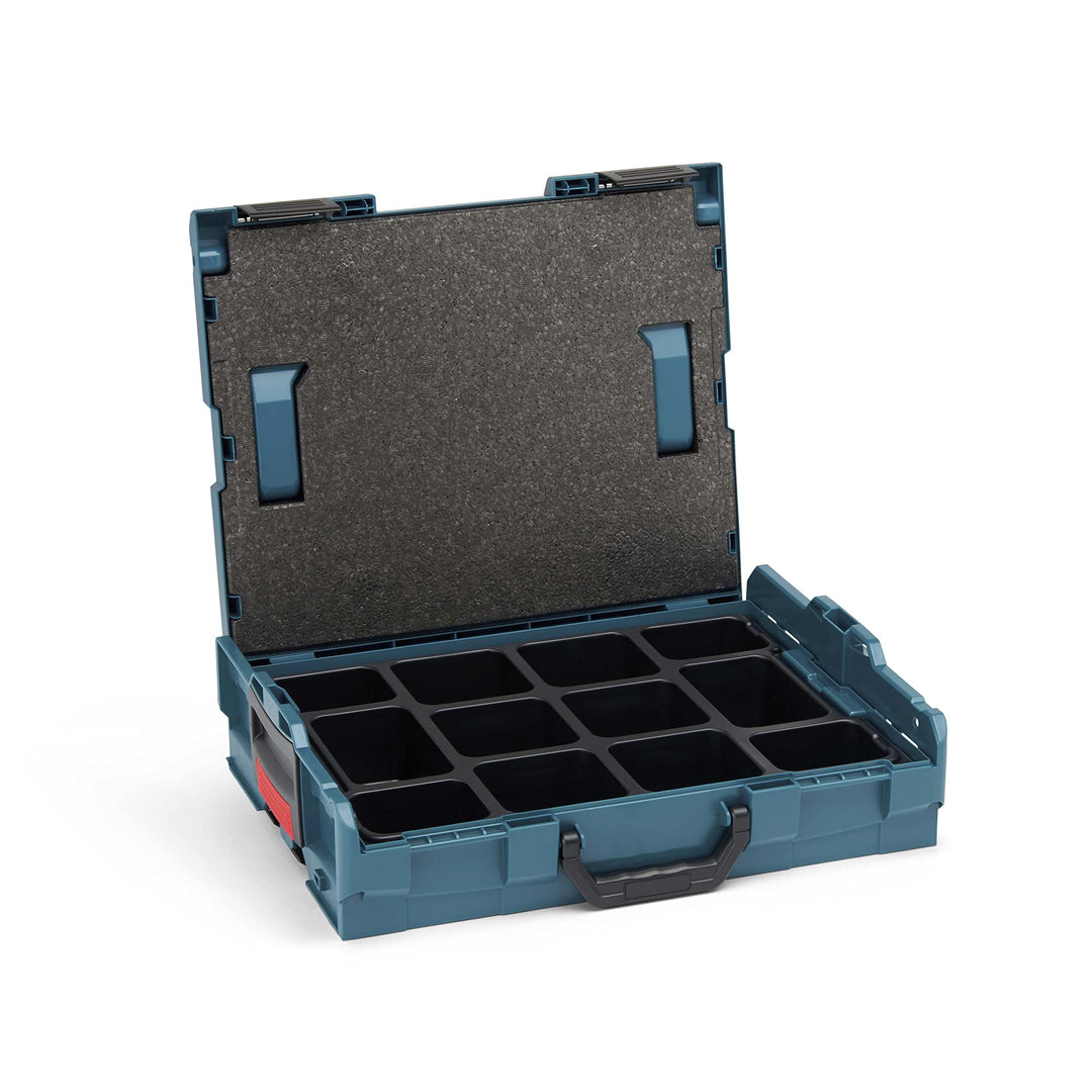 Bosch Sortimo L-Boxx 102 Werkzeugkoffer-Set • professional blau ohne Logo • bestückt mit Kleinteile-