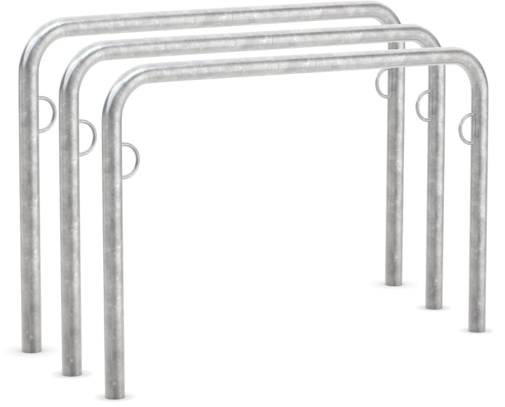 Fahrradanlehnsystem Trust 30 | 3er Pack | zum Einbetonieren | 1250mm | mit Ringösen | Fahrradständer