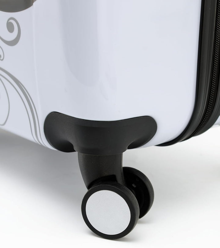 BEIBYE Butterfly 2060 4tlg Reisekoffer Trolley Hartschalen Kofferset (M-56cm+Beautycase) M-56cm + S