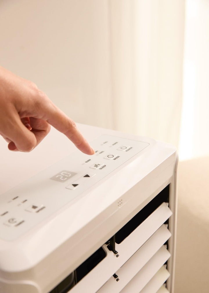 CREATE/SILKAIR HOME/Tragbares Klimagerät 3 in 1 Weiss / 7000BTU, Räume bis zu 26m², Luftentfeuchter