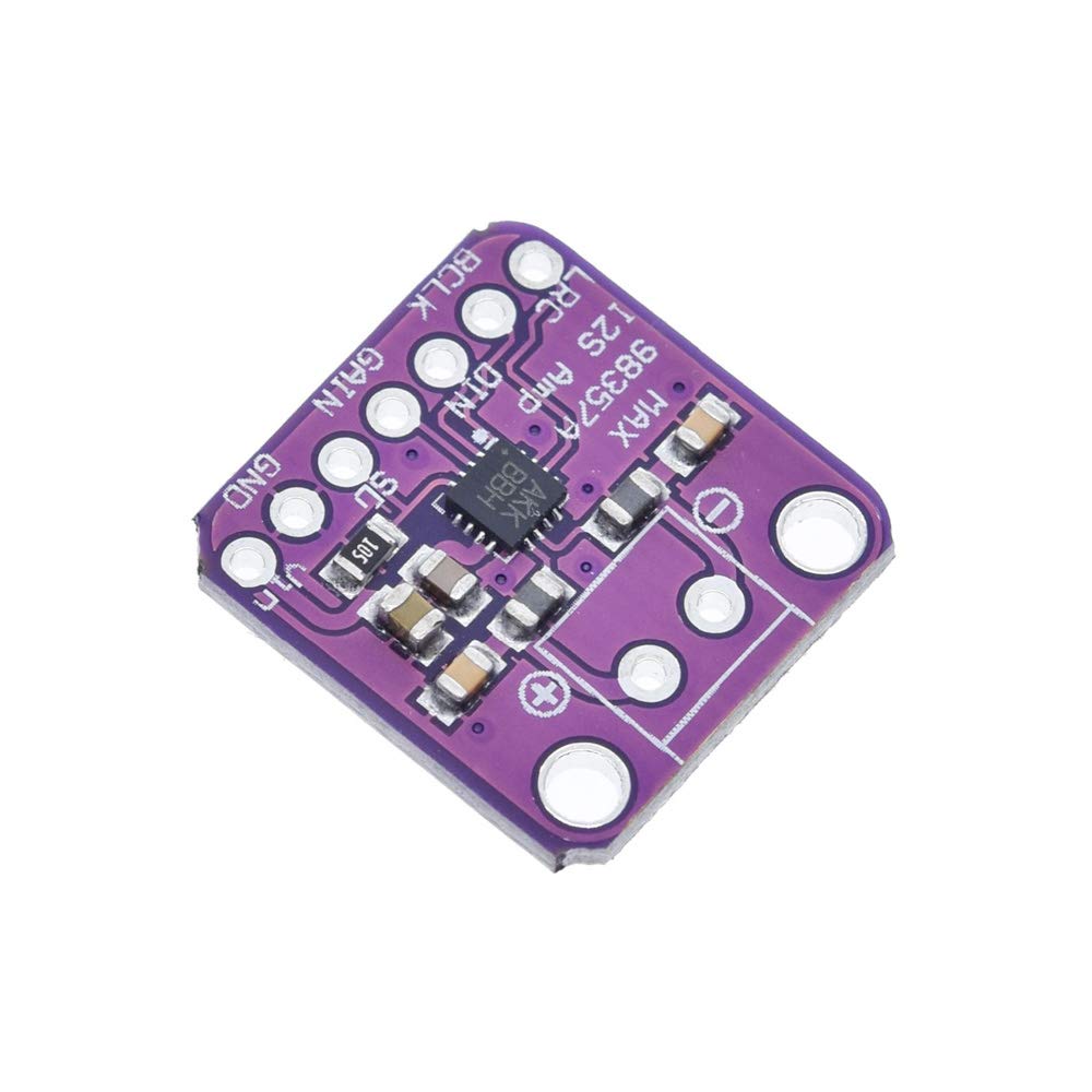 2 Stück MAX98357 Audio Leistungsverstärkermodul I2S Klasse D Filterlose Audioverstärkerplatine für R