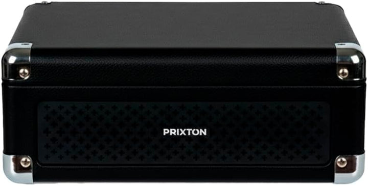 PRIXTON Tragbarer CD-Player mit Bluetooth, FM-Radio und AUX, 6W Lautsprecher (2x3W), Kompatibel mit