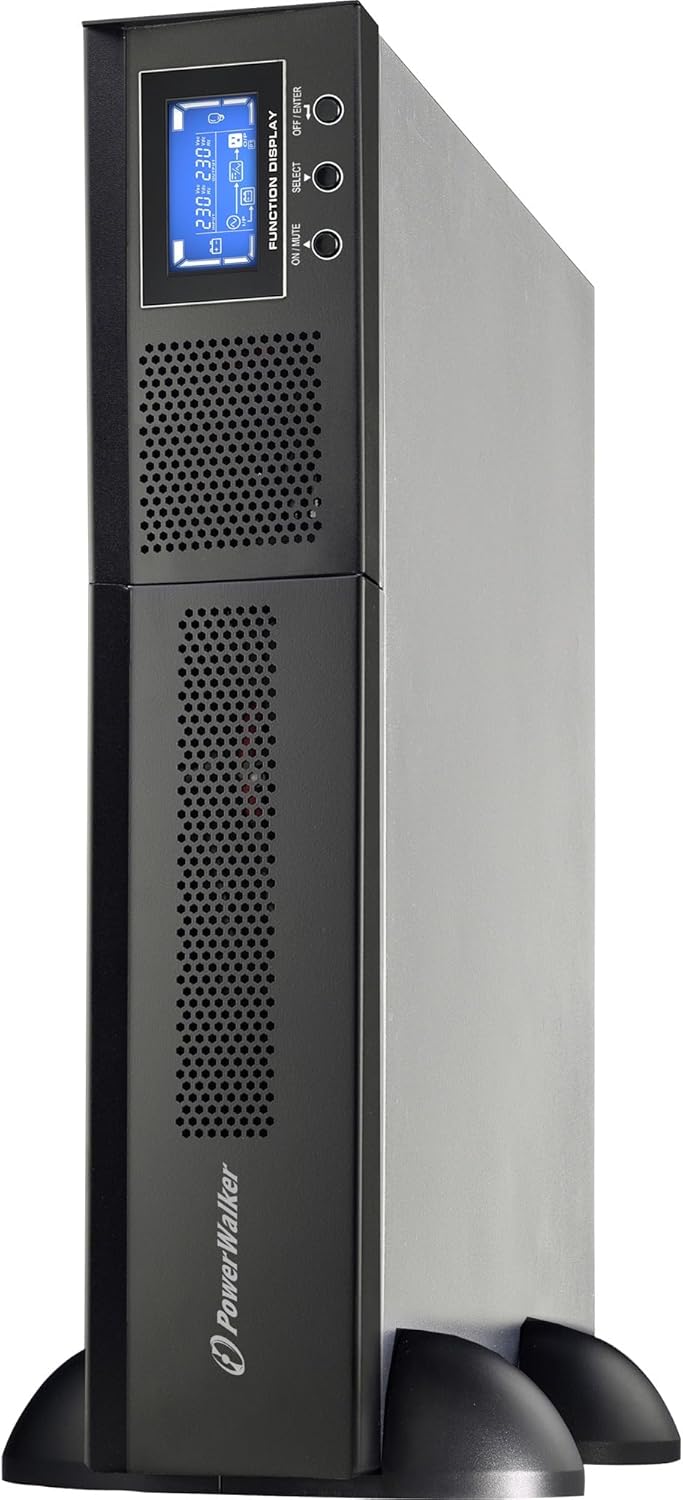 PowerWalker VFI 1000 RM LCD 1000VA / 900W Online USV Tower/Rack Doppelwandler SNMP Slot