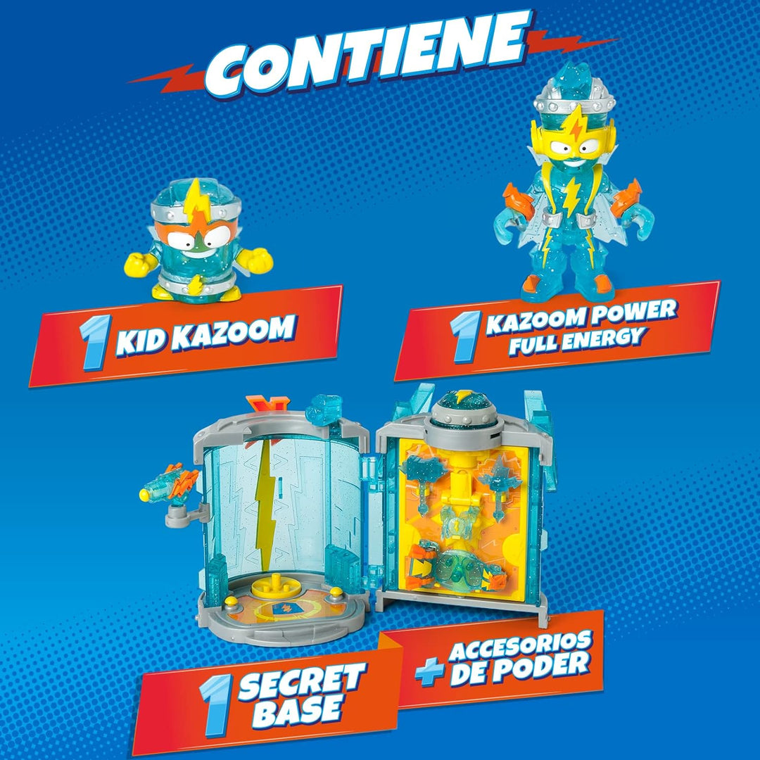 SUPERTHINGS Secret Base Kazoom Power - Geheime Guard von Kazoom Power inkl. 1 x Kazoom Kid und 1 x E