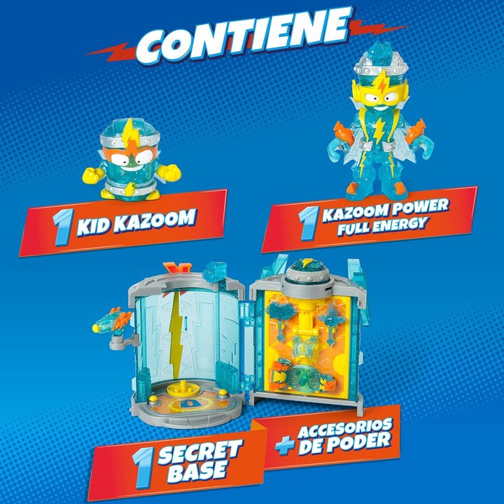 SUPERTHINGS Secret Base Kazoom Power - Geheime Guard von Kazoom Power inkl. 1 x Kazoom Kid und 1 x E