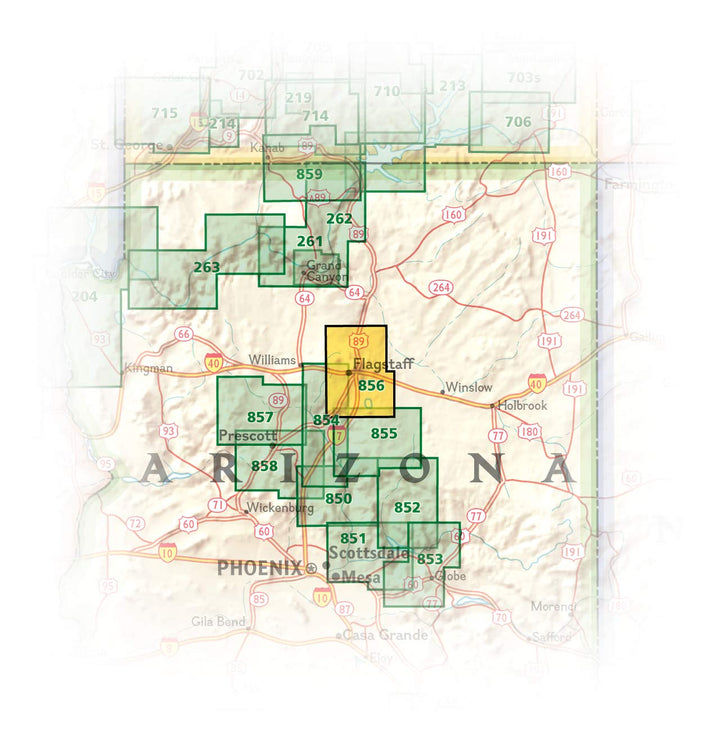 Flagstaff / Sedona - Coconino National Forest: NATIONAL GEOGRAPHIC Trails Illustrated National Parks