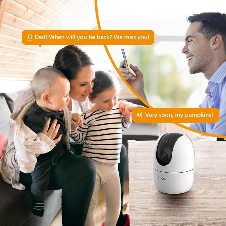 Imou Ranger 2 5 MP (IPC-K2EN-5H2W) - Motorisierte WLAN-Dome-Kamera mit 5 MP verfügt über IA, Selbstt