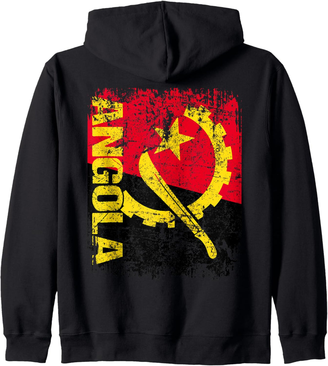ANGOLA Flagge | Damen Herren Kinder ANGOLA Kapuzenjacke