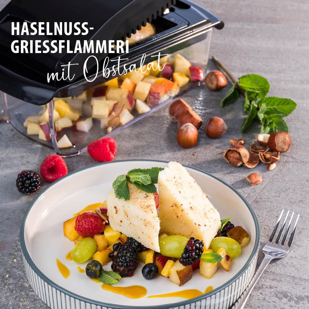 Gefu Würfel- und Stifteschneider Treppo - für Obst und Gemüse, Pommes Frites, Fetakäse Suppeneinlage