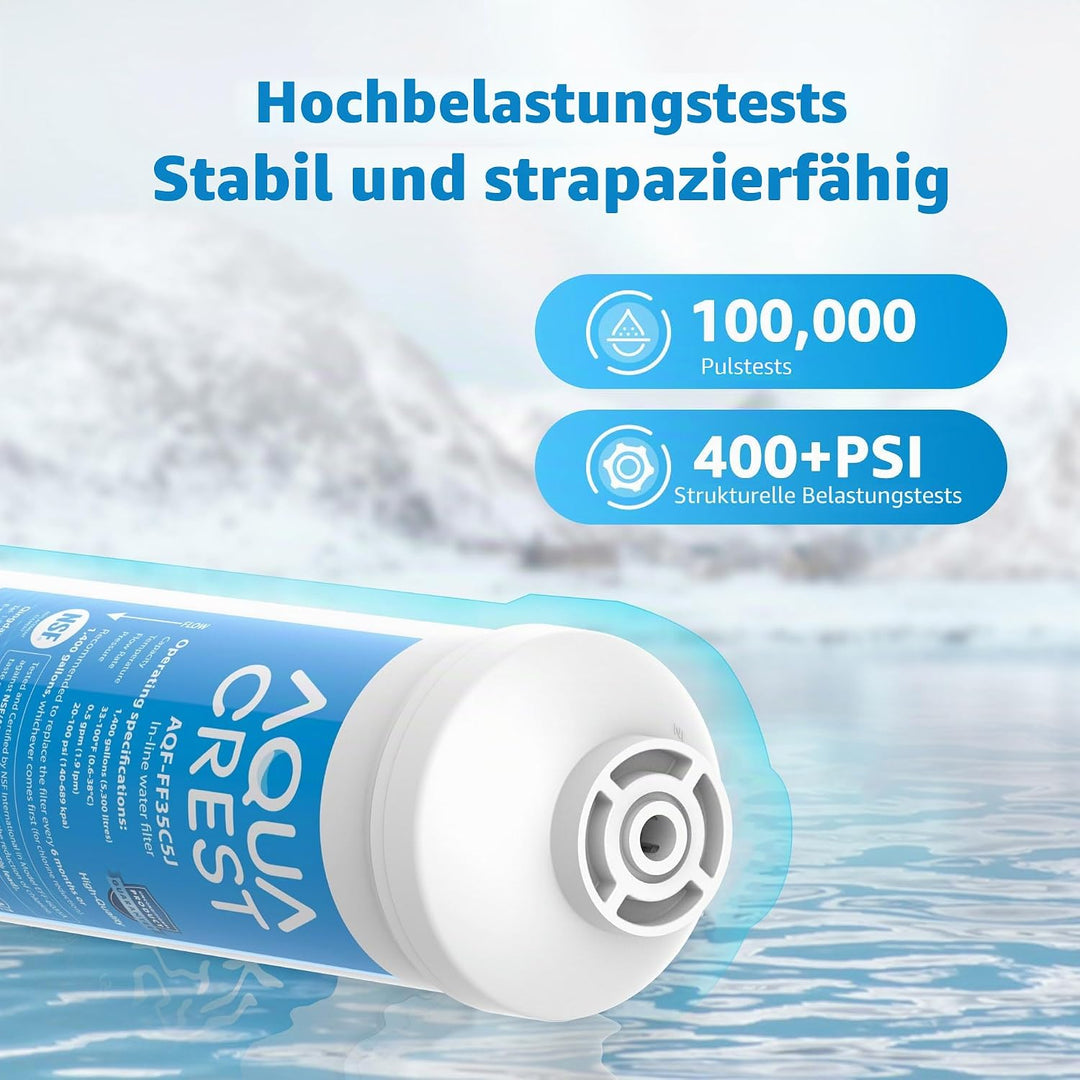 3X AQUACREST DA29-10105J Kühlschrank-Wasserfilter, Ersatz für Samsung (nur Externe) DA29-10105J HAFE