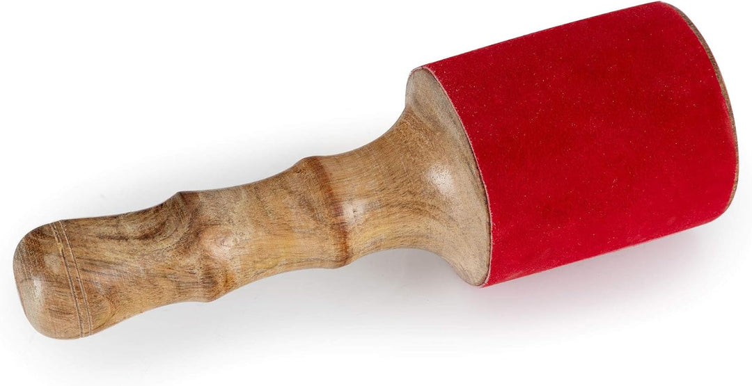 XDrum Therapeutische Klangschale Ton C gross Komplett Set - auf Ton C gestimmt - für Wurzel-Chakra (