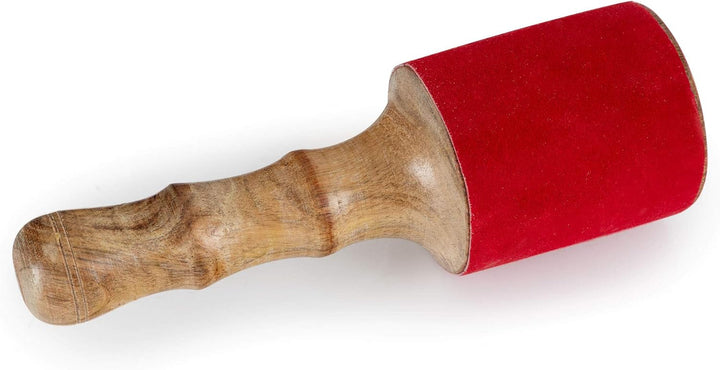 XDrum Therapeutische Klangschale Ton C gross Komplett Set - auf Ton C gestimmt - für Wurzel-Chakra (