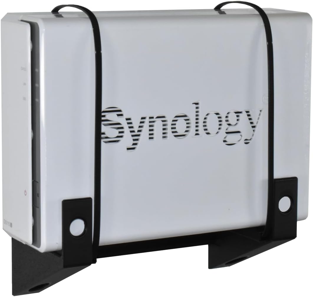 Wandhalterung für Synology Diskstation DS112, DS112j, DS112+, DS114, DS115, DS115j, DS116, DS118, DS