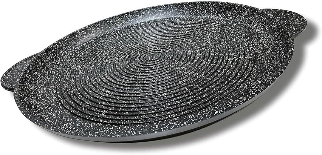 Pizzablech 36cm Pizzapfanne | Induktion Pizzapfannen Rund Antihaft | Backblech Pizzaform Grillplate