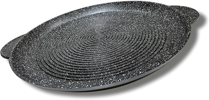 Pizzablech 36cm Pizzapfanne | Induktion Pizzapfannen Rund Antihaft | Backblech Pizzaform Grillplate