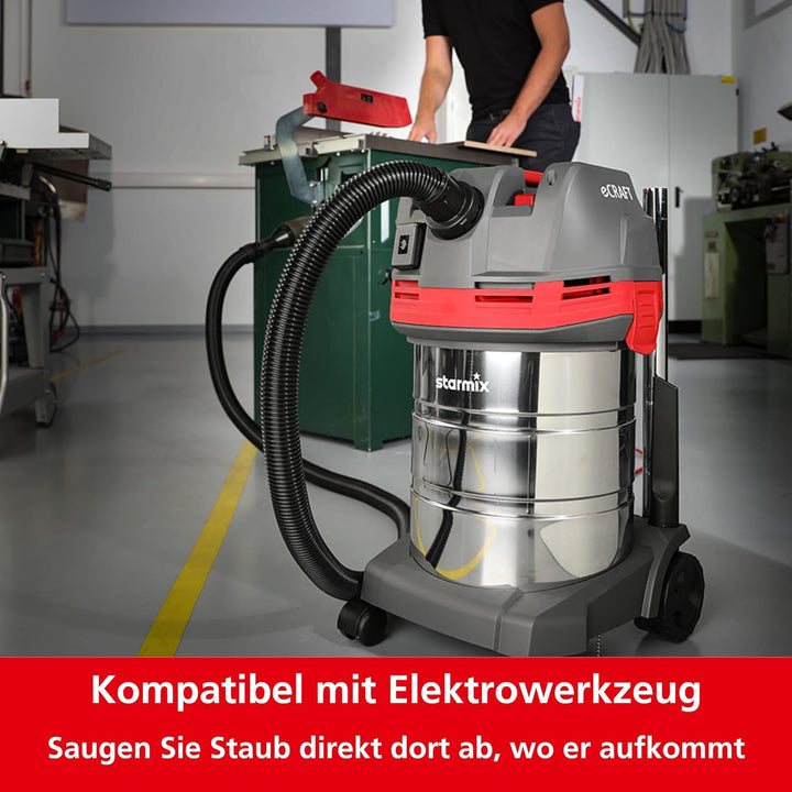 Starmix eCraft APL-1430 EWR - Elektrowerkzeug-Staubsauger für Arbeiten mit geringer Staubentwicklung