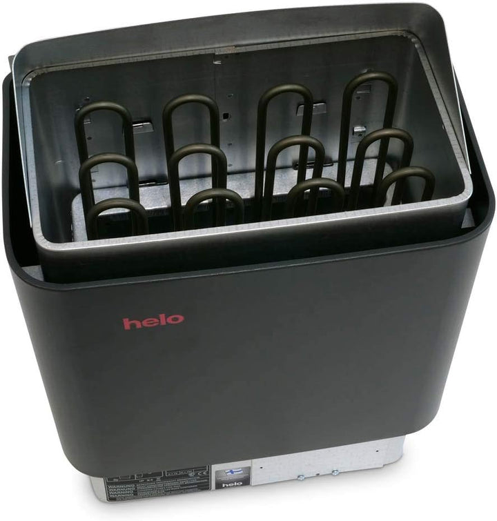 POOL Total Helo Saunaofen Cup 60 D 6kW 400V für 5-9m³ - Elektrischer Saunaofen aus Edelstahl zur Wan