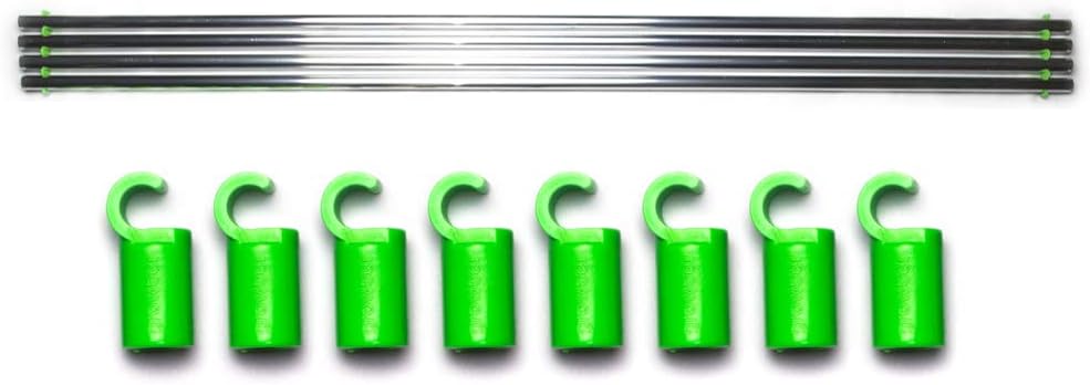 growber - Fixture Poles Für 16mm Zeltstangen - Stangen Set für Growbox und Growzelt