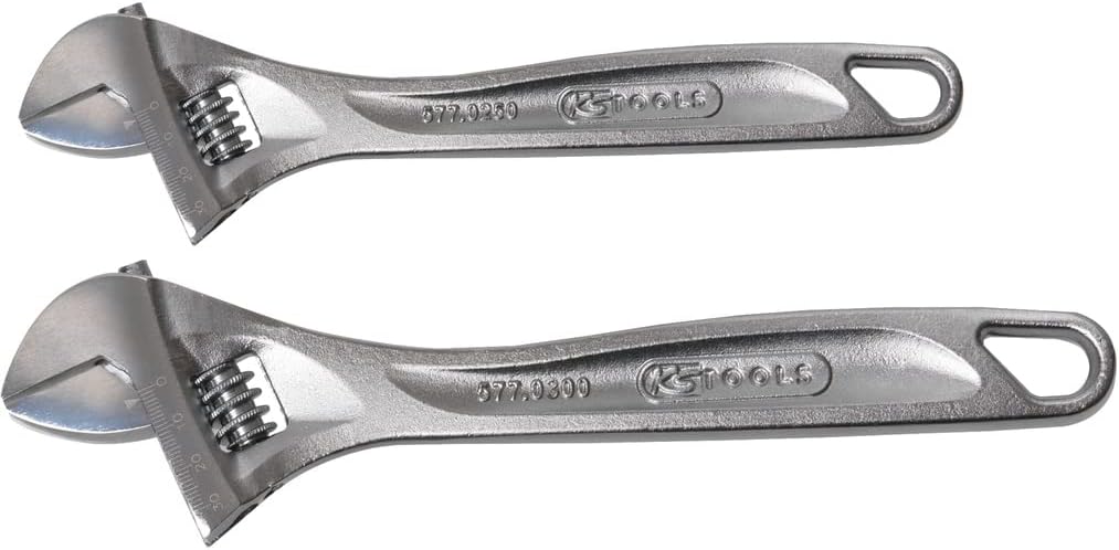 KS Tools 577.0299 CLASSIC Rollgabelschlüssel-Satz, verstellbar, 2-tlg.
