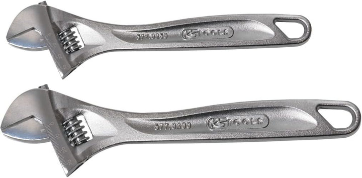 KS Tools 577.0299 CLASSIC Rollgabelschlüssel-Satz, verstellbar, 2-tlg.