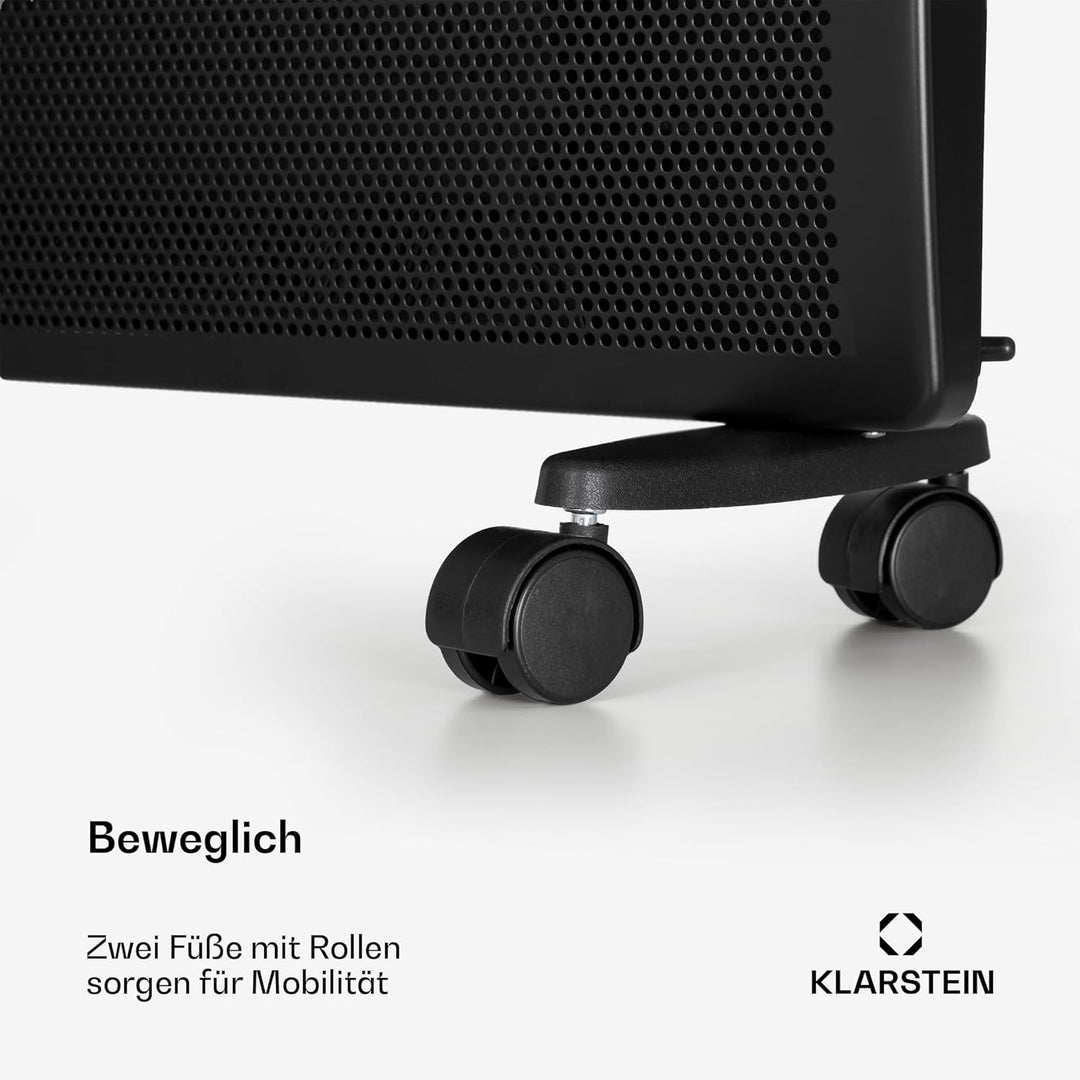 Klarstein Hot Spot Slimcurve Double 2-in-1 Heizgerät - Konvektions- und Infrarotheizung, Überhitzung