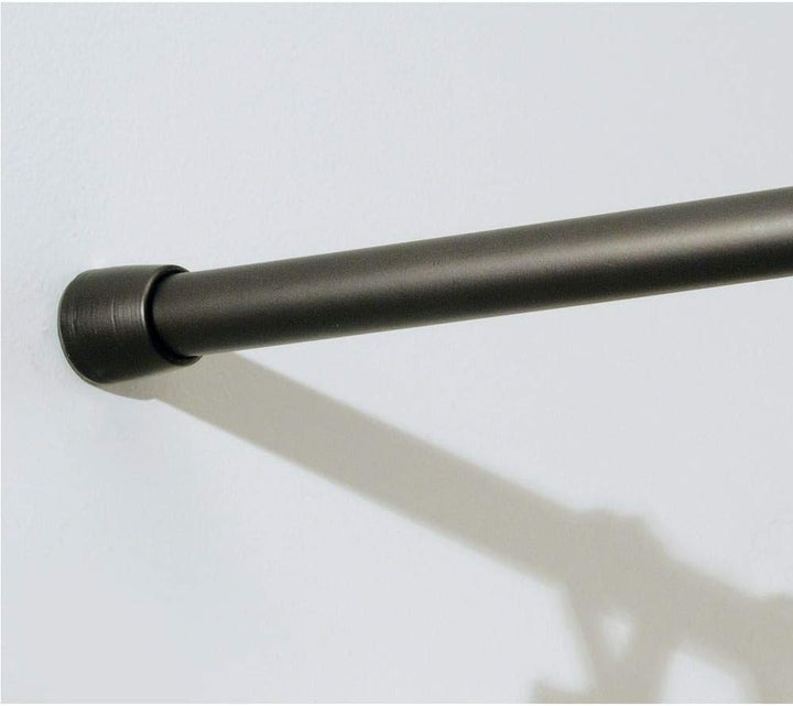 iDesign 78571 Duschvorhangstange (109-191 cm), mittellange Teleskopstange aus Metall, ausziehbare Du