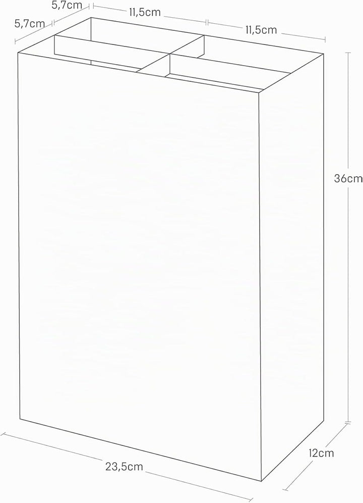 Umbrella Stand Wide - Smart - white Weiss, Weiss