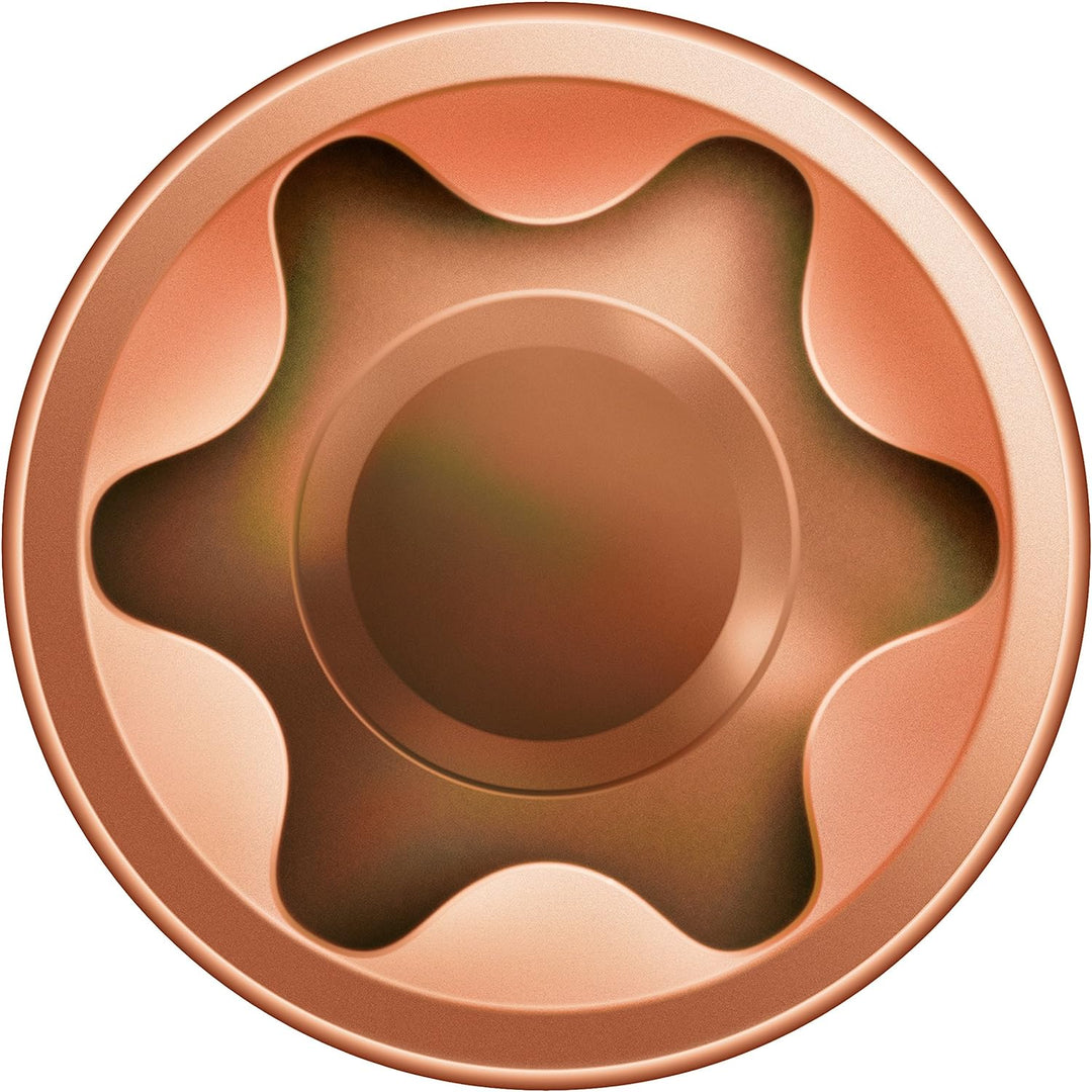 SPAX Terrassenschraube aus Edelstahl rostfrei A2, 5,0 x 50 mm, 200 Stück, T-STAR plus, Zylinderkopf,