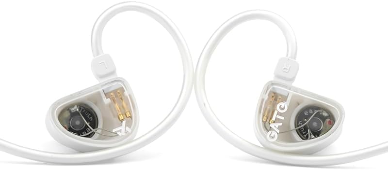 Truthear Gate In-Ear-Kopfhörer, dynamischer Treiber, 3,5 mm, austauschbares Kopfhörerkabel, mit Mikr