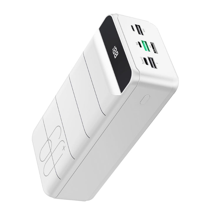 60000mAh Power Bank 22,5W Powerbank PD USB-C Schnellladefunktion Externe Akku mit 4 Ausgänge und 3 E