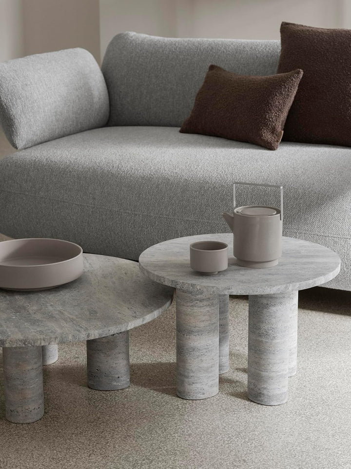 Blomus Kissenbezug Boucle, Kissenhülle für Kopf- oder Sofakissen, Espresso, 50 x 50 cm, 66589 Espres