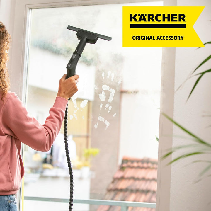 Kärcher Fensterdüse für Kärcher Dampfreiniger (Streifenfreie Reinigung von Glas, Fenstern und Spiege