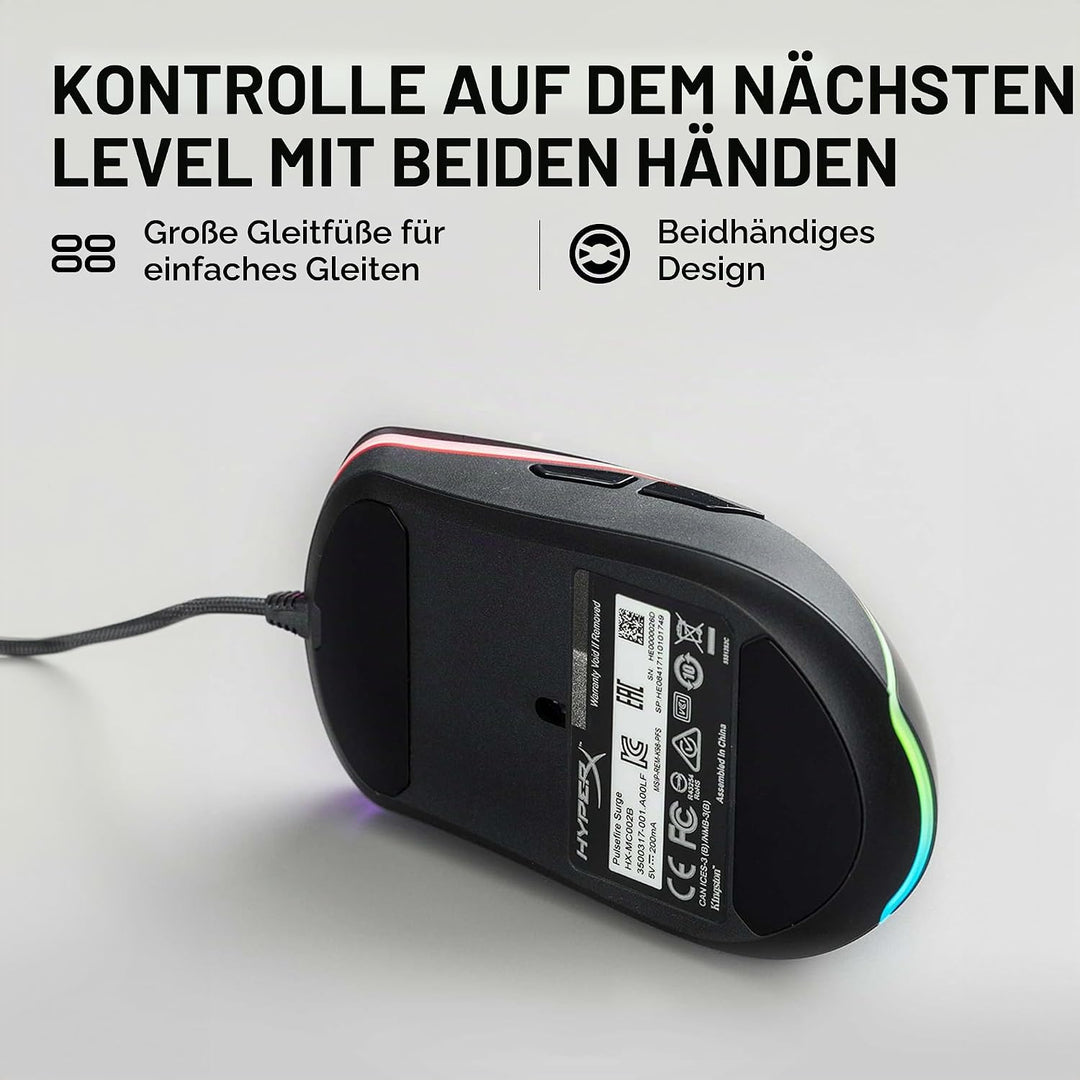 HyperX Pulsefire Surge – RGB Gaming Maus Pulsefire Surge - RGB Single, Pulsefire Surge - RGB Single