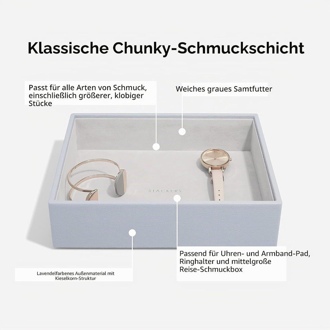 Stackers Lavendel Klassisch Schmuckschatulle -5