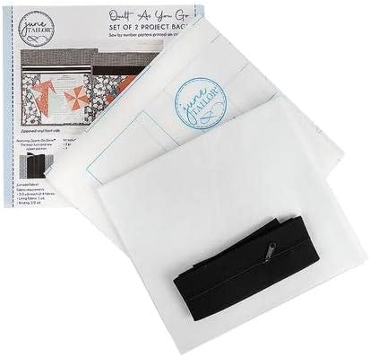 June Tailor JT-1668 Kit Projekttasche, Schwarz Zippity-do-done(tm)