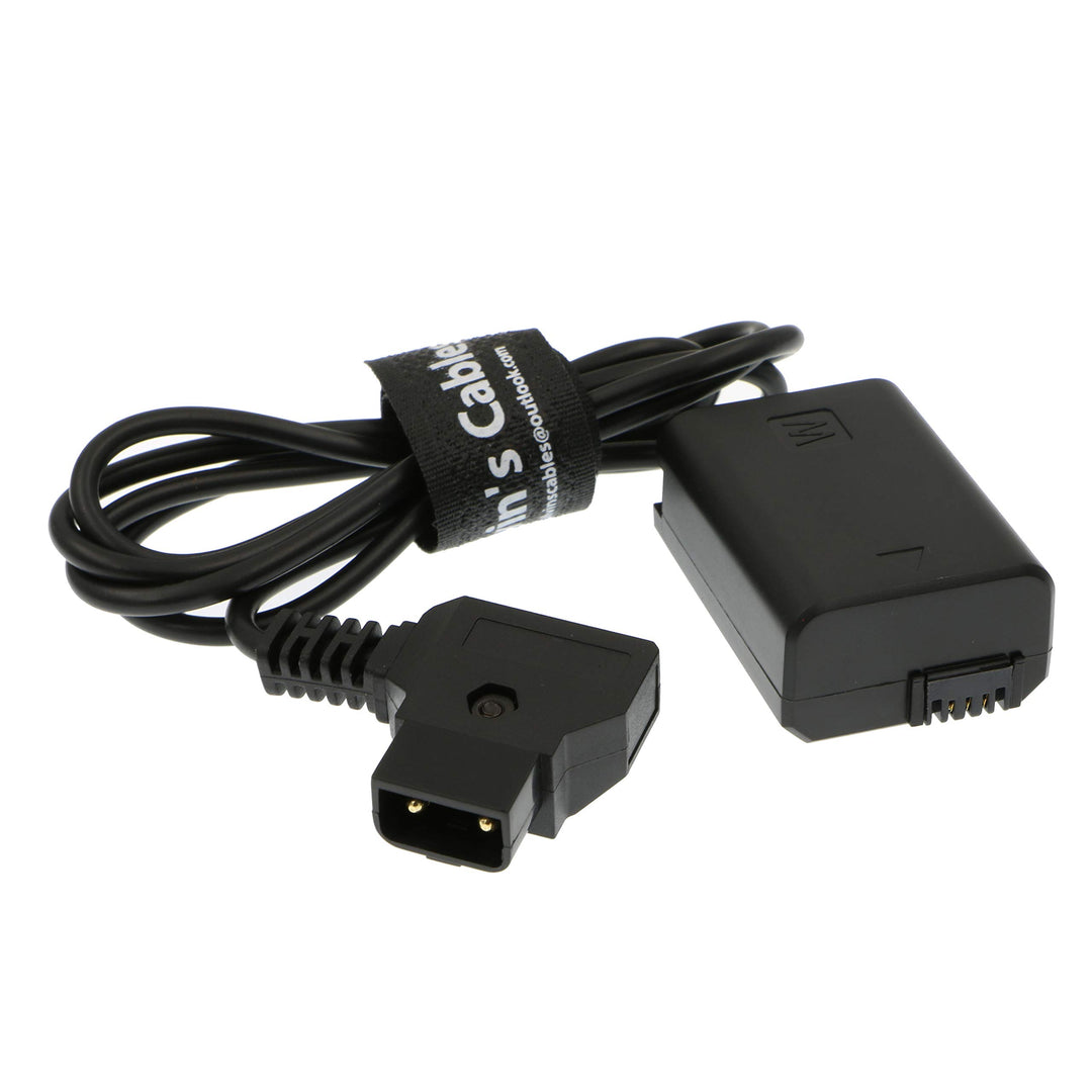 Alvin's Cables A7 Dummy Akku für D-Tap Kabel Kompatibel mit Sony A7R A7S A7II Kamera 1M, 1M