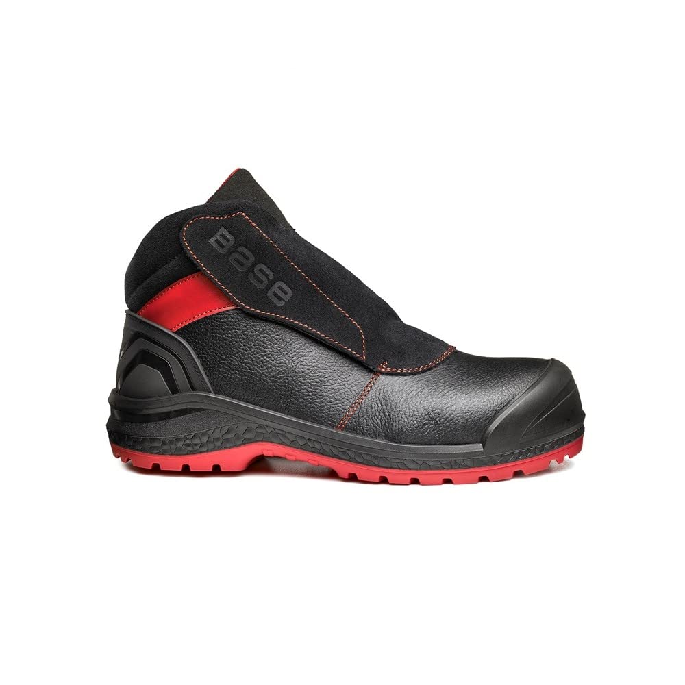 BASE Protection Unisex Sparkle sicherheitsschuhe, Schwarz Rot, 42 EU 42 EU Schwarz / Rot, 42 EU Schw
