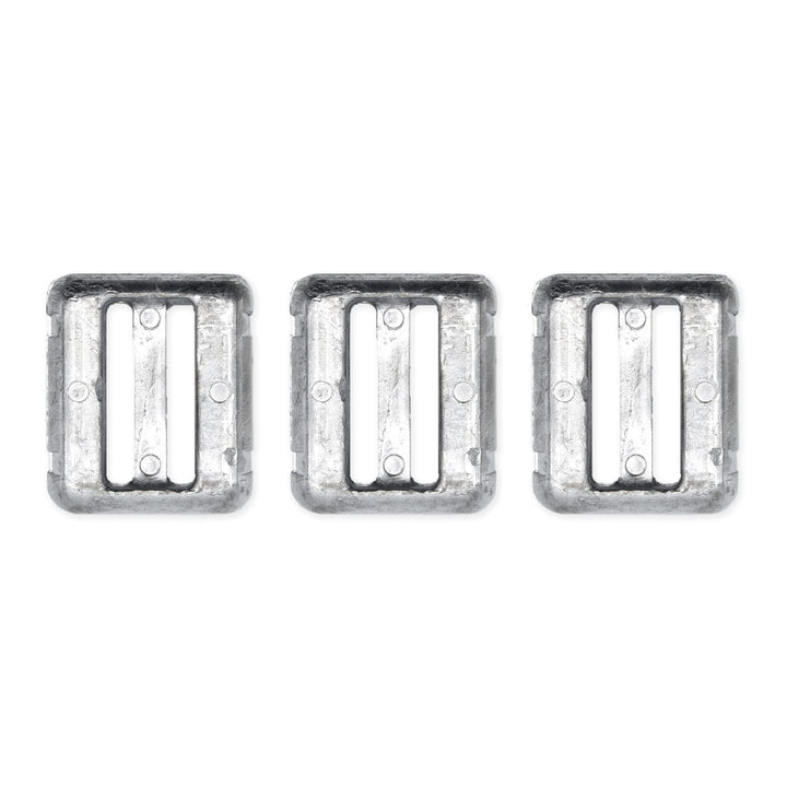 NAMAKA® Tauchblei Sub für Tauchgänge von 1 kg - 1 bis 6 Stück in einer Packung., Silber 3 Stück