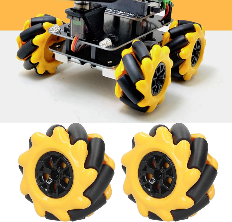 Mecanum Wheel Omni-Directional Smart Robot DIY Smart AutozubehörSpielzeugkomponenten 60 Mm(4PCS)