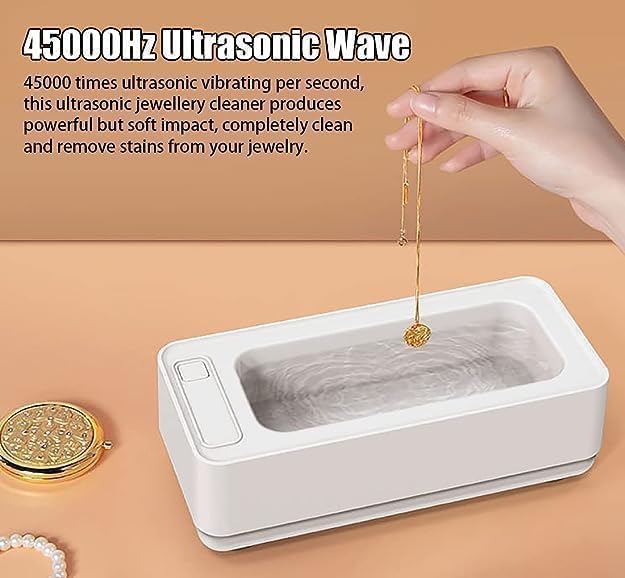 Ultrasonic Cleaner,Ultrasonic Jewelry Cleaner,Ultrasound Clean Machine Professional Sonic Portable H