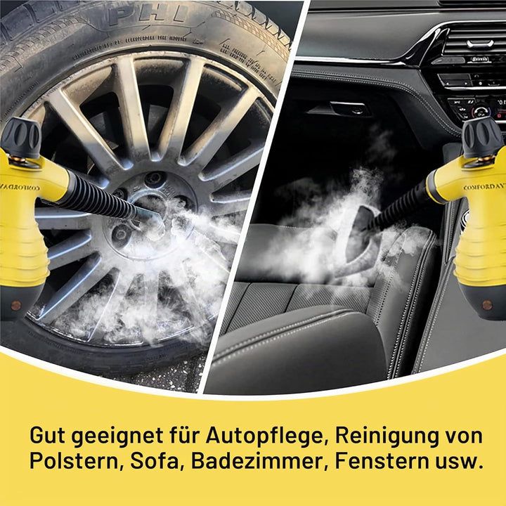 Mehrzweck-Dampfreiniger, Tragbarer Dampfgarer Mit 9 Fleckenentfernungszubehör Für Pavimena, Teppich,