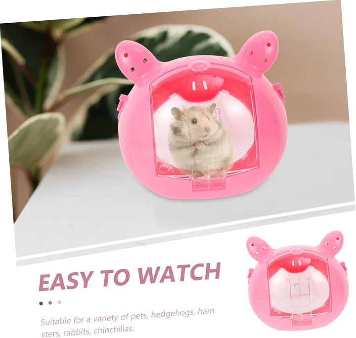 Housoutil 1Stk Hamsterkäfig zum mitnehmen Chinchilla-Tasche Kaninchenkäfige im Freien Handtasche Tra