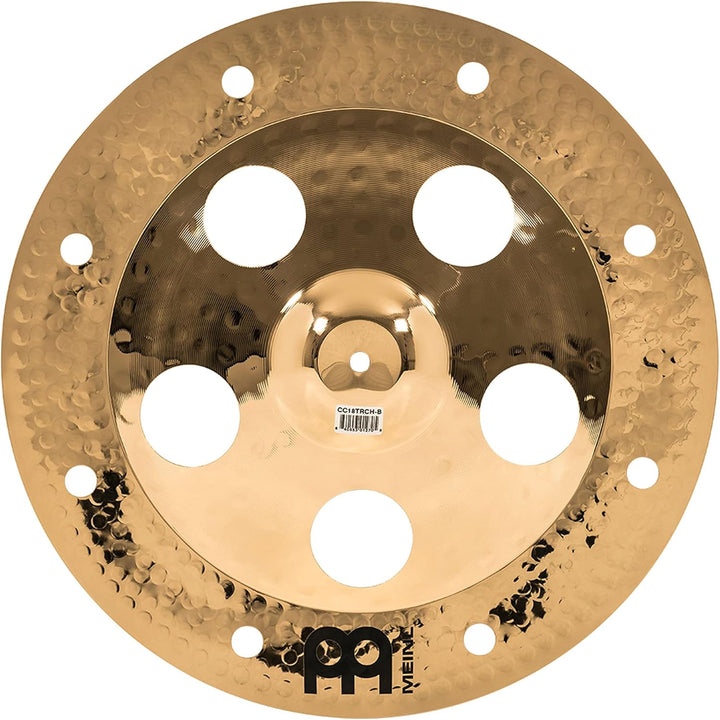 Meinl Cymbals Classics Custom Brilliant Trash China 18 Zoll (Video) Schlagzeug Becken (45,72cm) B12