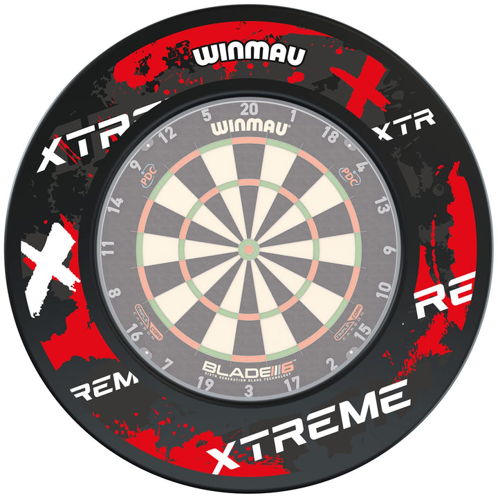 WINMAU Xtreme Design Rot Dartscheiben-Surround